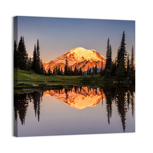 Mount Rainier From Tipsoo Lake Wall Art