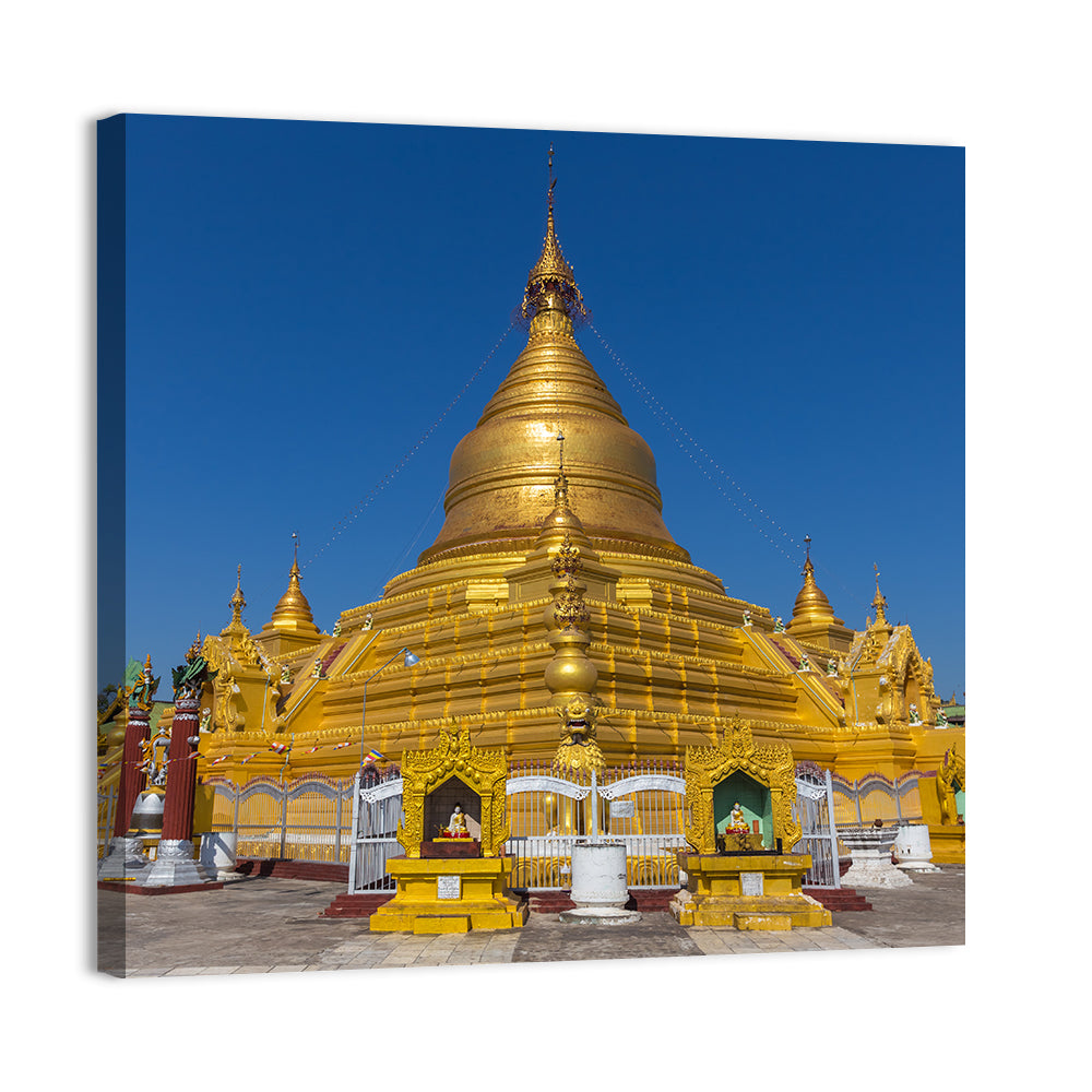 Kuthodaw Pagoda In Myanmar Wall Art