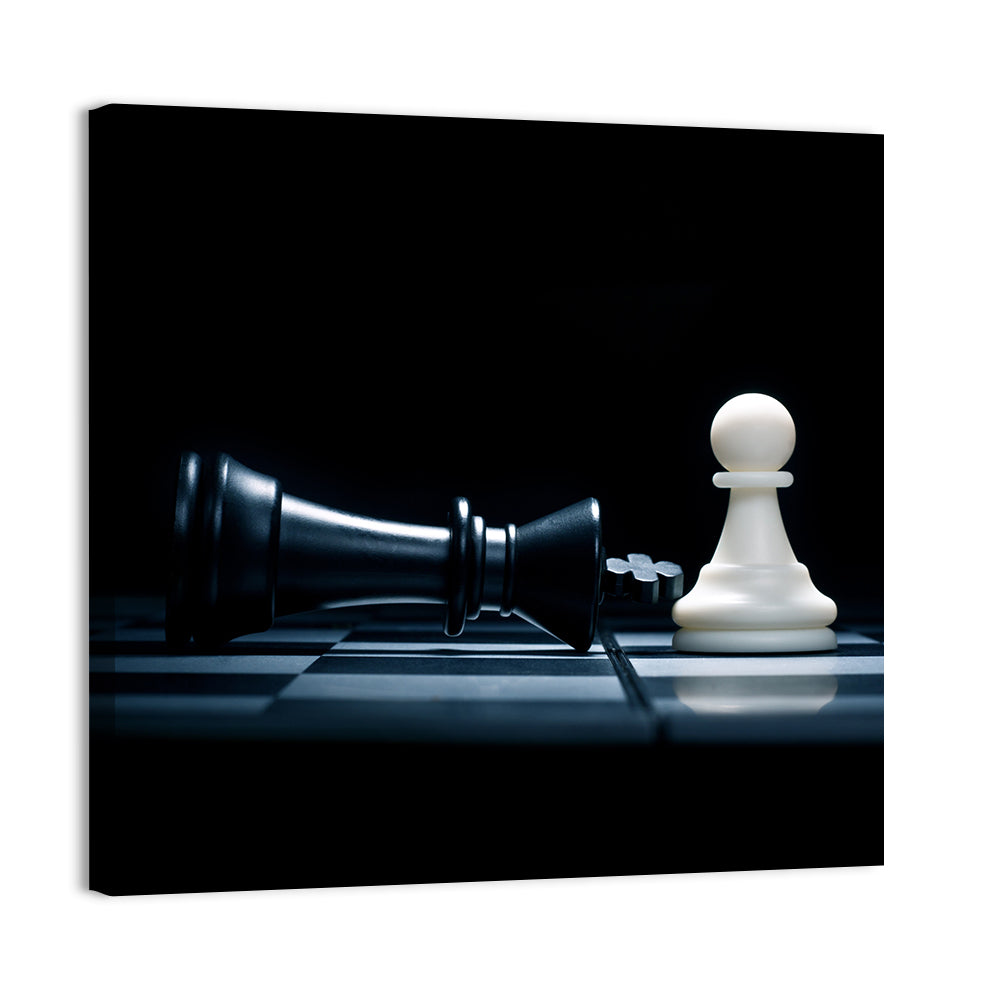 Pawn and Fallen King Wall Art