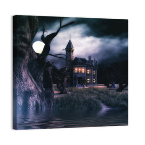 Haunted House Wall Art