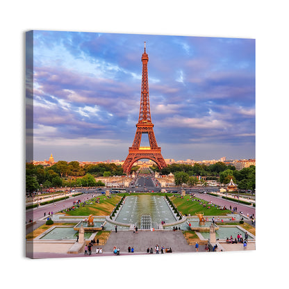 Eiffel Tower at Golden Hour Wall Art