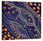 Rhythmic Dot Vector Composition Wall Art