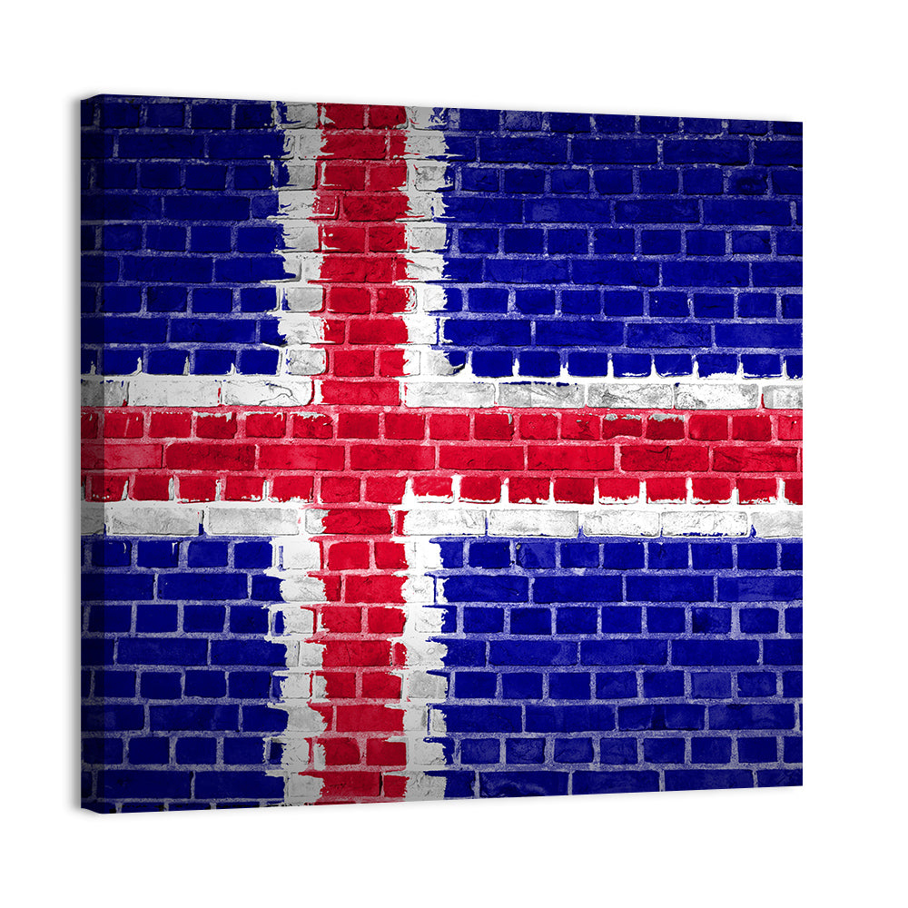 Iceland Flag Wall Art