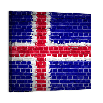 Iceland Flag Wall Art