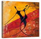 Passionate African Dance Illustration Wall Art