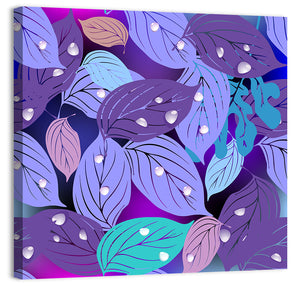 Leafy Decorative Pattern Wall Art