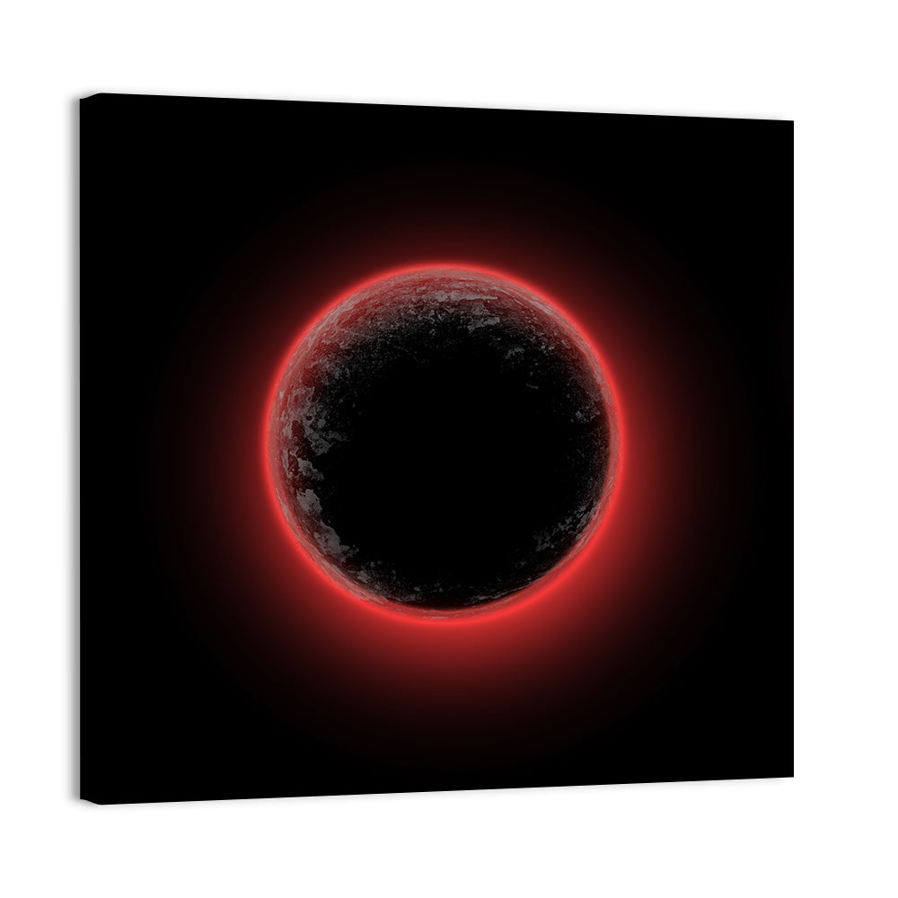 Red Planet Eclipse Wall Art