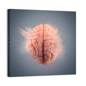 Human Brain CloseUp Wall Art