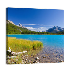 Lake In Jasper National Park Wall Art