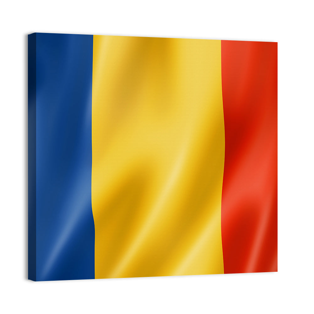 Flag Of Romania Wall Art