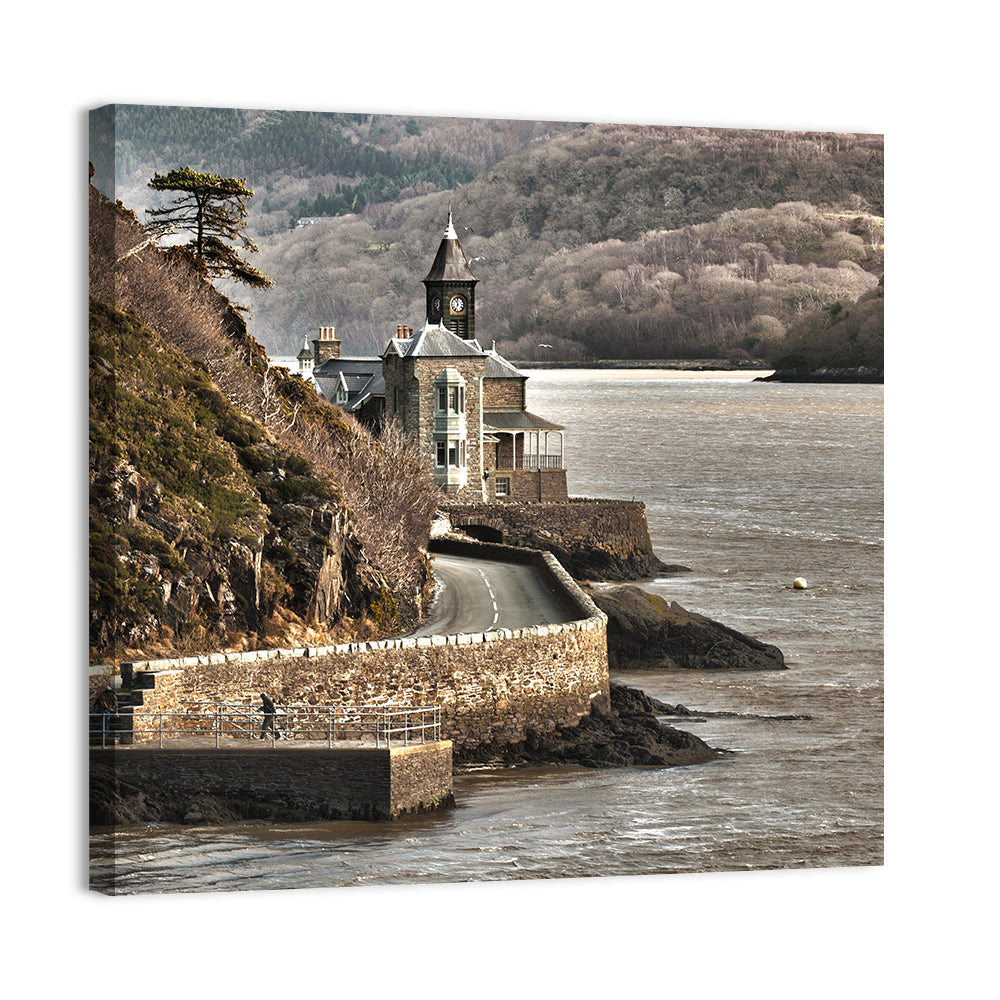 Barmouth Clock Tower Coastal View Wall Art