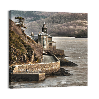 Barmouth Clock Tower Coastal View Wall Art
