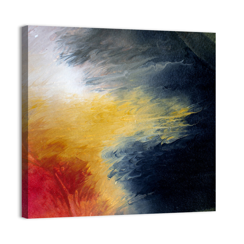Solar Flare Oil Abstract Wall Art