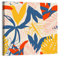 Bright Summer Tropical Pattern Wall Art