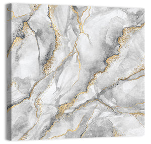 White Marble Texture Wall Art