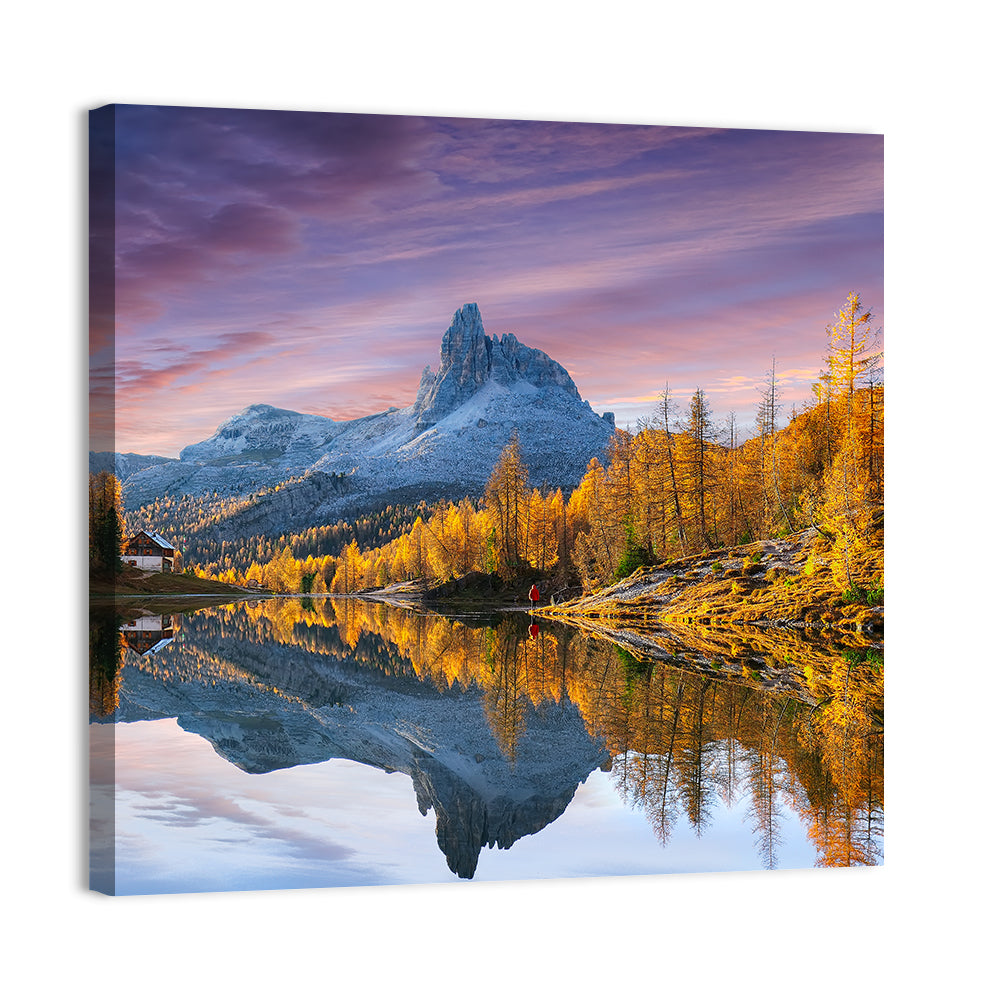 Lago Di Federa, Dolomites Sunset Wall Art