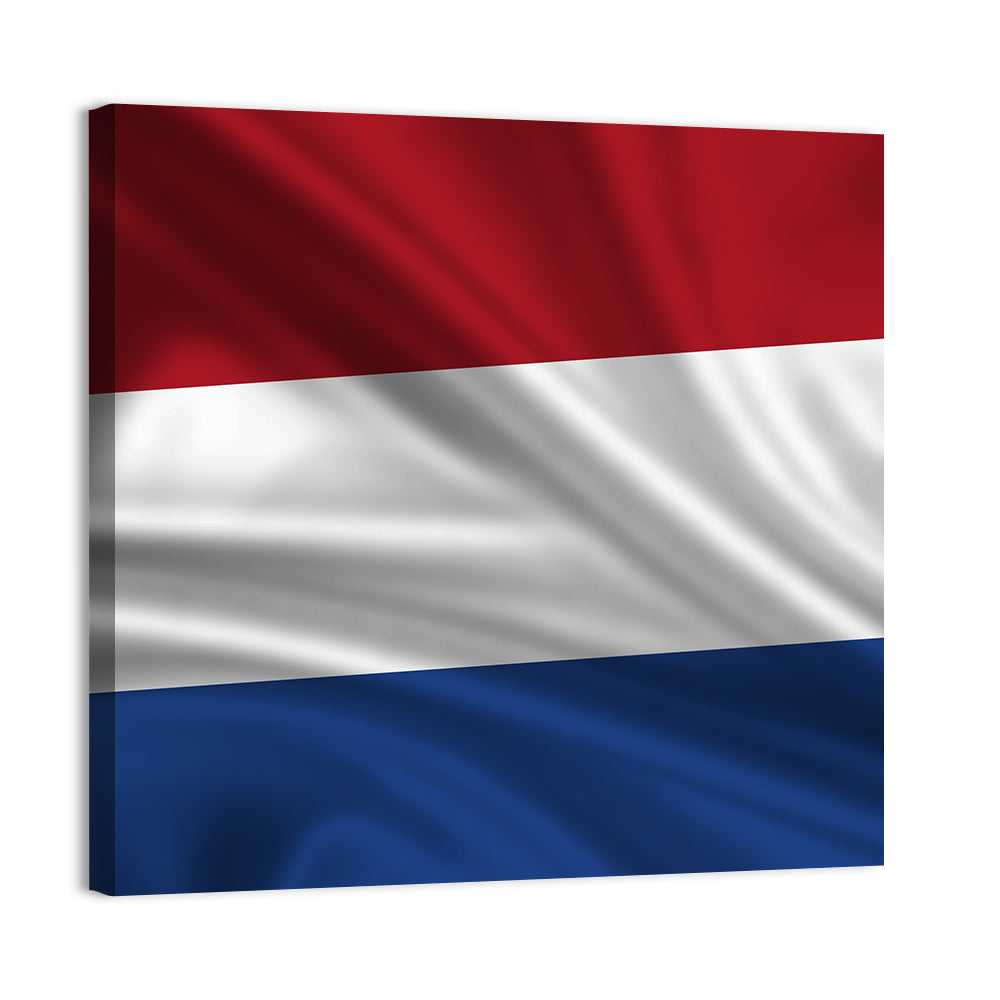 Dutch Tricolor Flag Wall Art