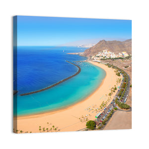 Beach Las Teresitas At Canary Islands Wall Art