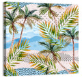 Watercolor Palm Trees Wall Art