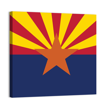 Flag Of Arizona State Wall Art