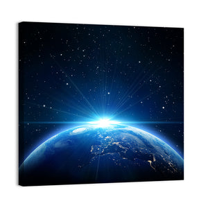 Earth From Space Wall Art