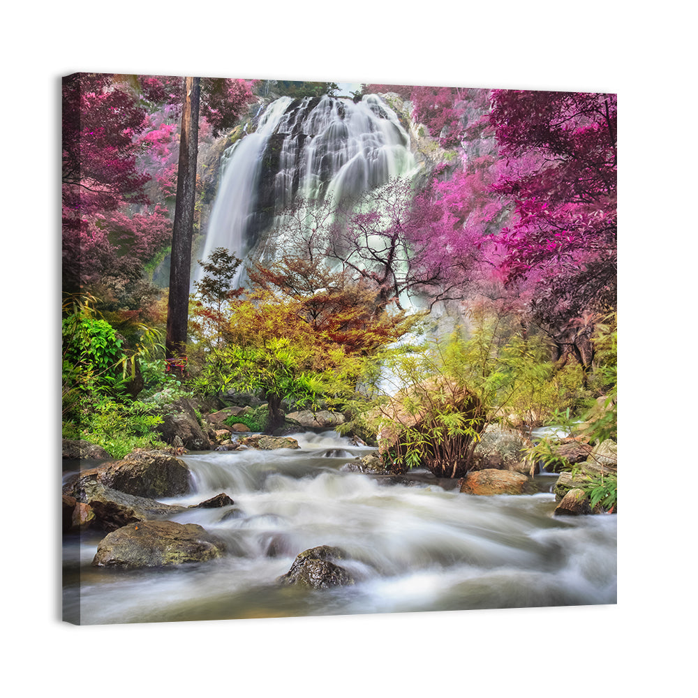 Klonglan Forest Waterfall, Thailand Wall Art