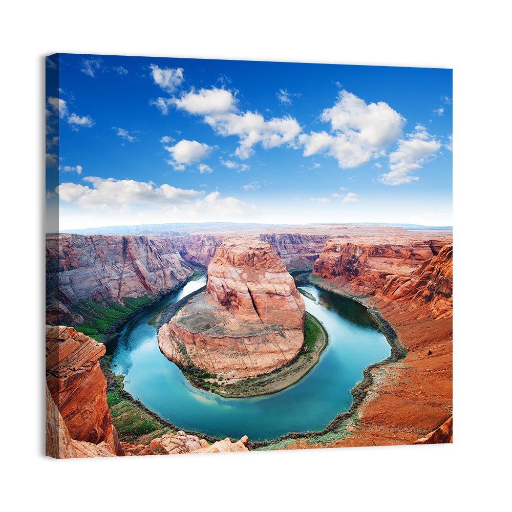 Horseshoe Bend Aerial, Page Arizona Wall Art