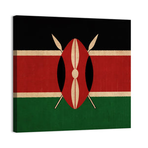 Flag Of Kenya Wall Art