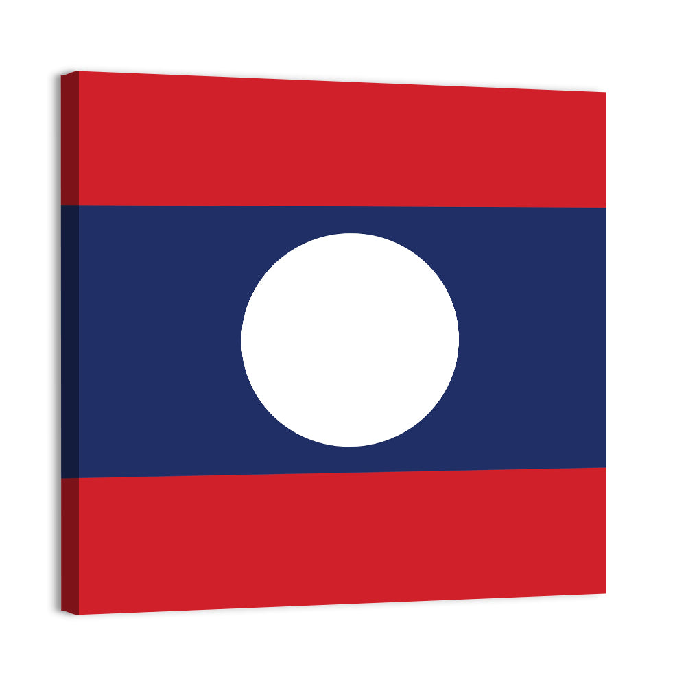 Flag Of Laos Wall Art