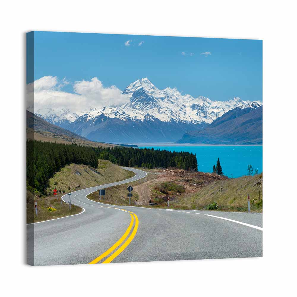 Road to Aoraki Mount Cook Wall Art