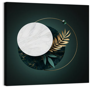 3d Paper Palm Leaves Textures Wall Art