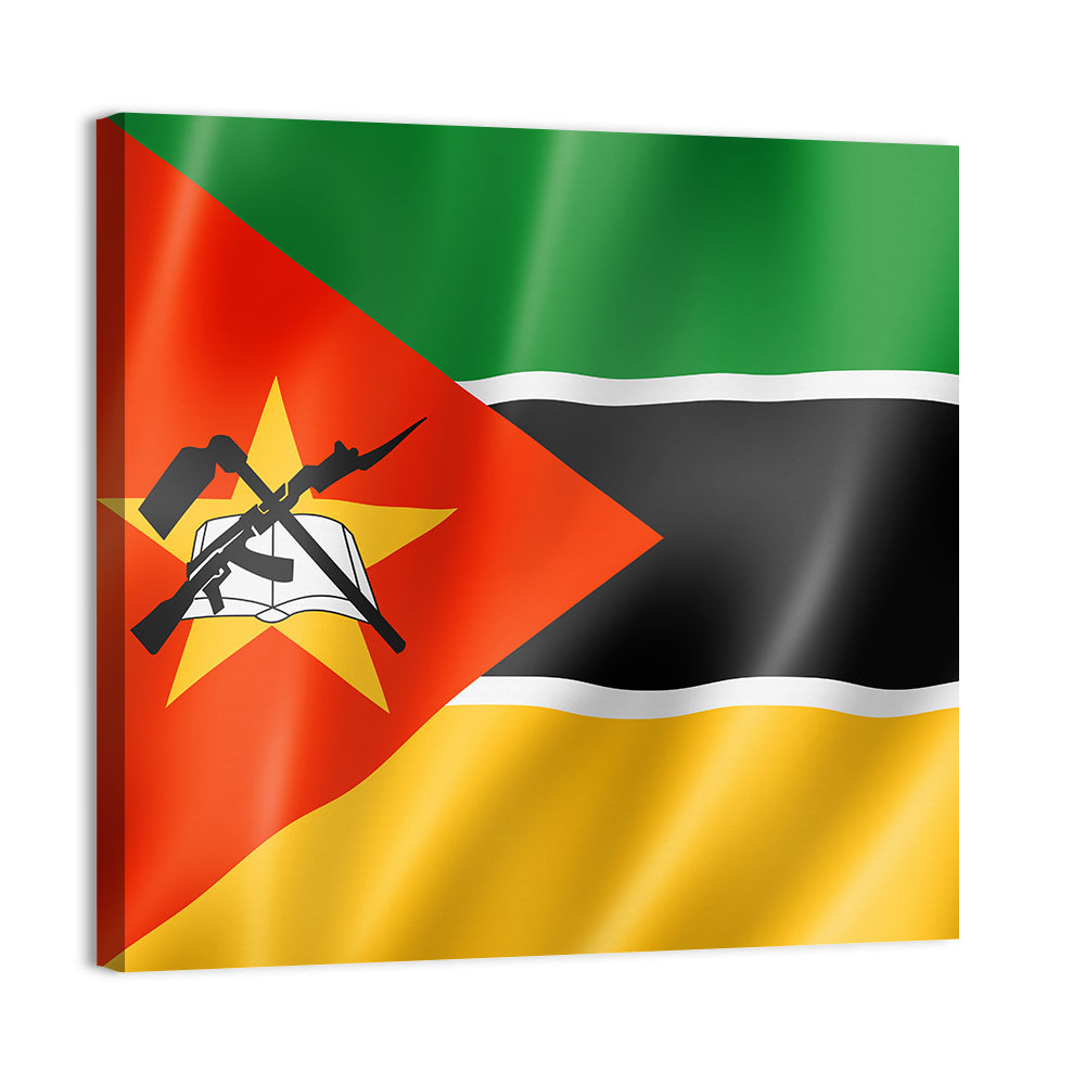 Mozambique National Flag Wall Art