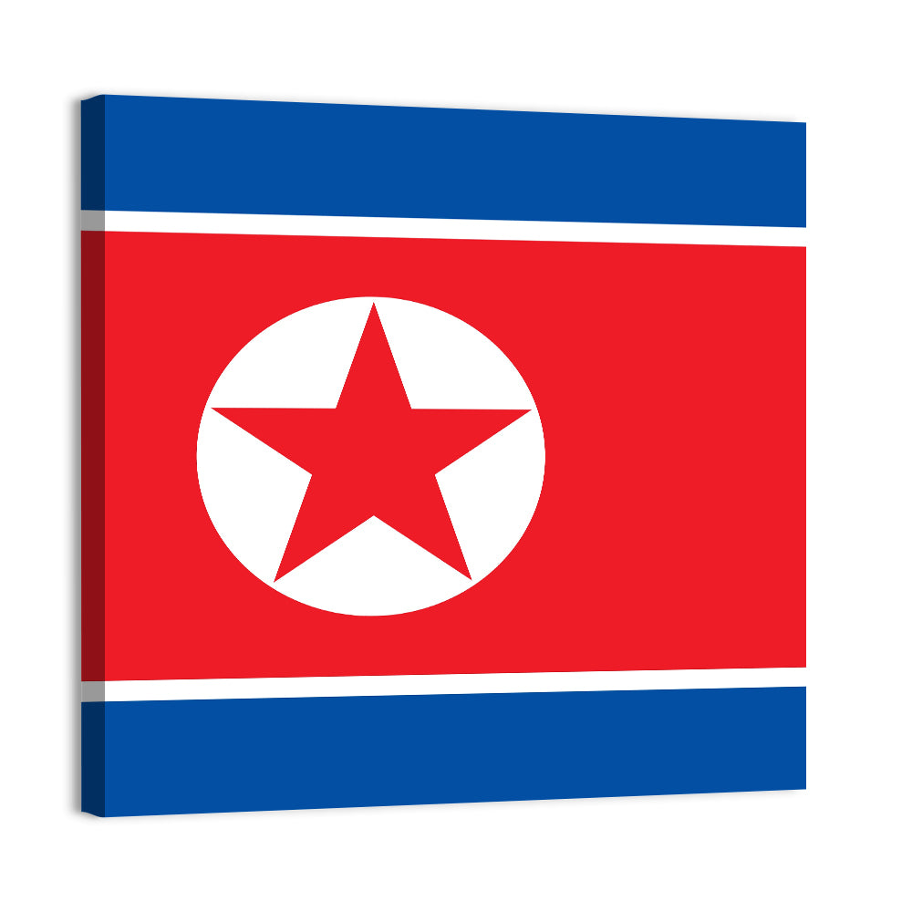 Flag Of North Korea Wall Art