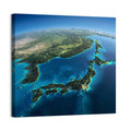 Japanese Archipelago Aerial View Wall Art