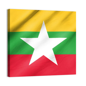 Flag Of Myanmar Wall Art