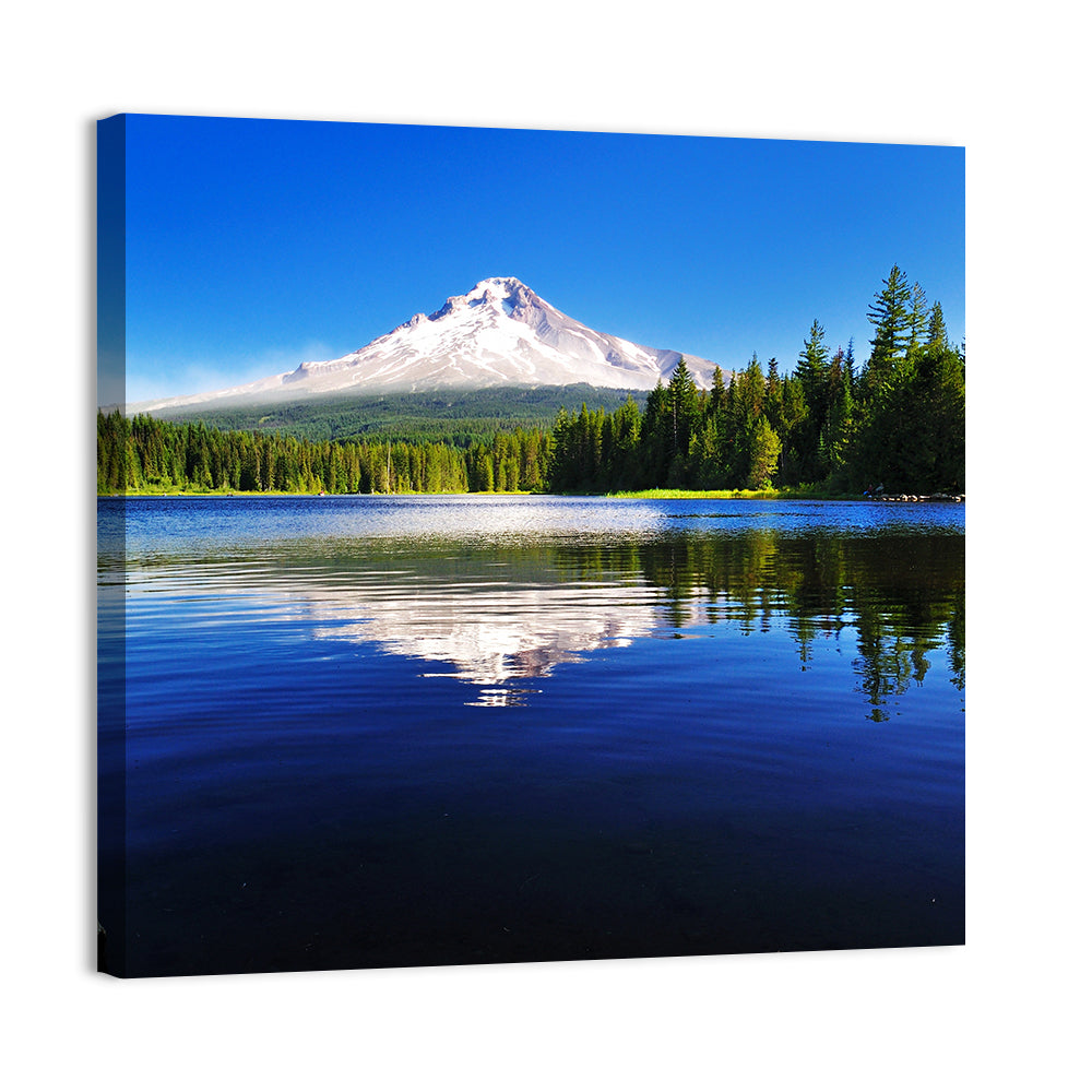 Mount Hood Reflection at Trillium Lake Wall Art