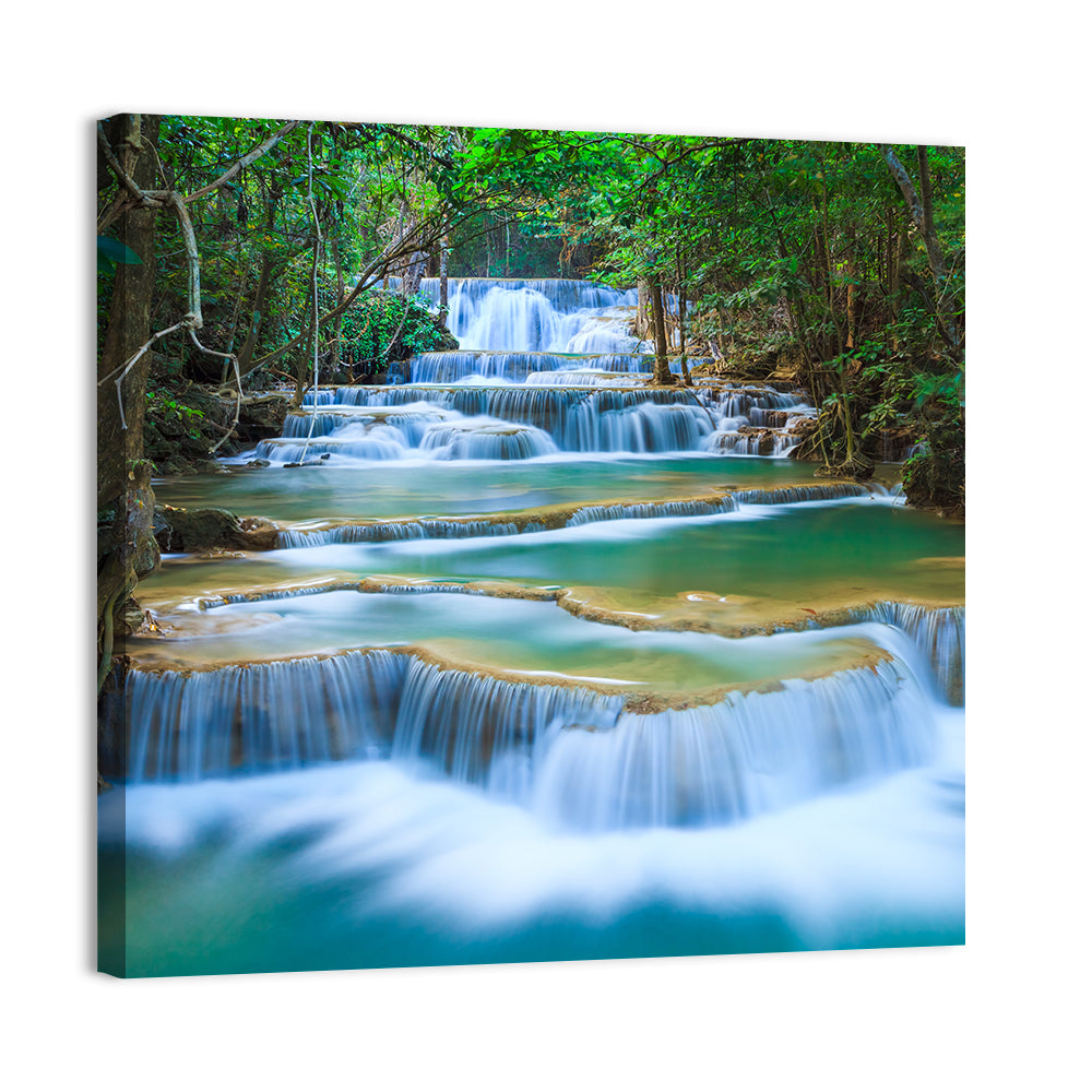 Kanchanaburi Multi-tiered Waterfall Wall Art