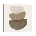 Sun and Moon Stacked Shapes Wall Art