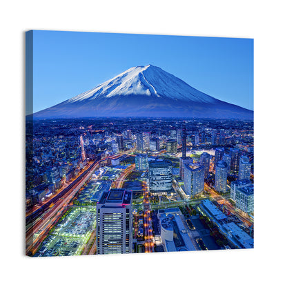 Mt Fuji & Yokohama Wall Art