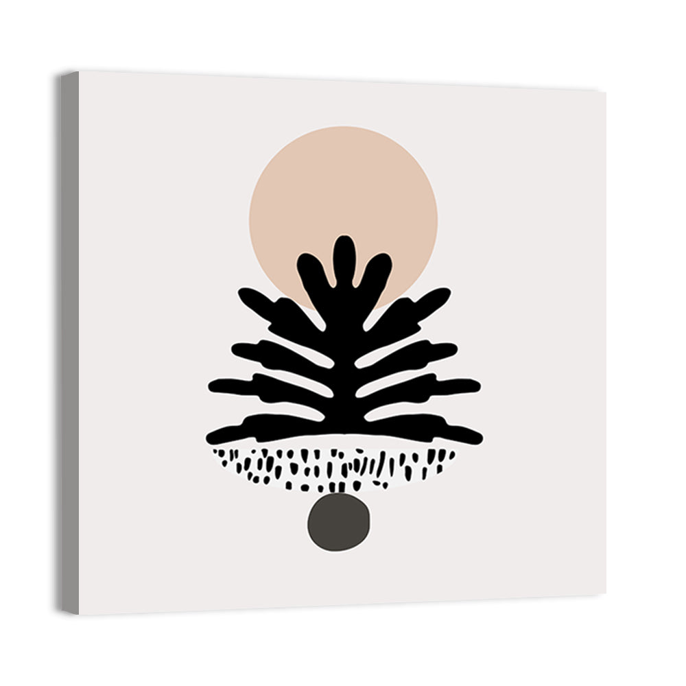 Textured Tropical Tree Wall Art