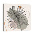 Tropical Palm Leaf Silhouette Wall Art