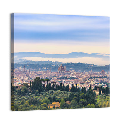 Florence Cathedral Dome View Wall Art