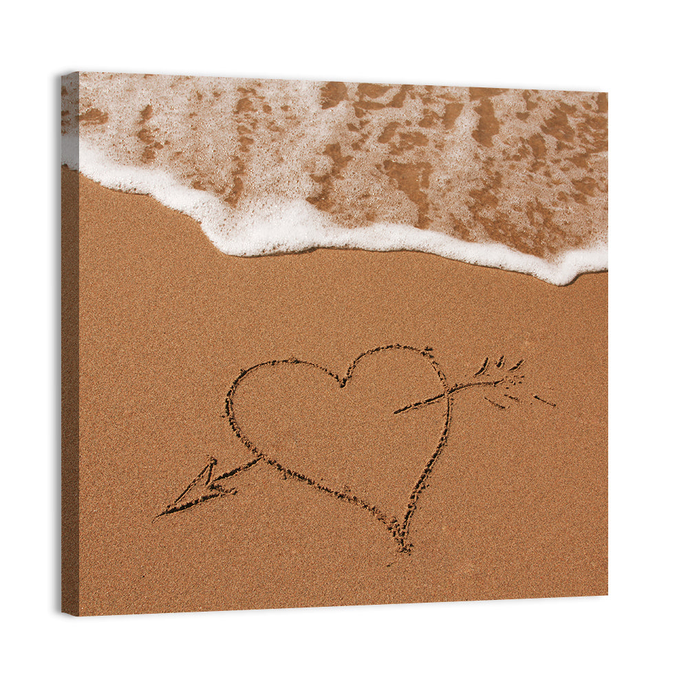 Heart in the Sand Wall Art