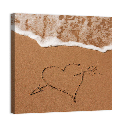 Heart in the Sand Wall Art