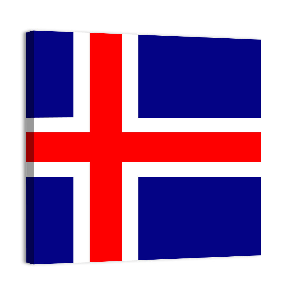 Flag Of Iceland Wall Art