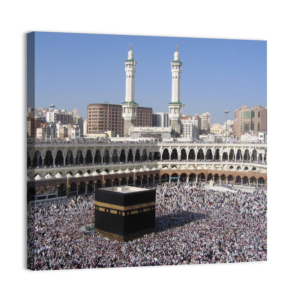Kaaba at Masjid Al-haram Wall Art