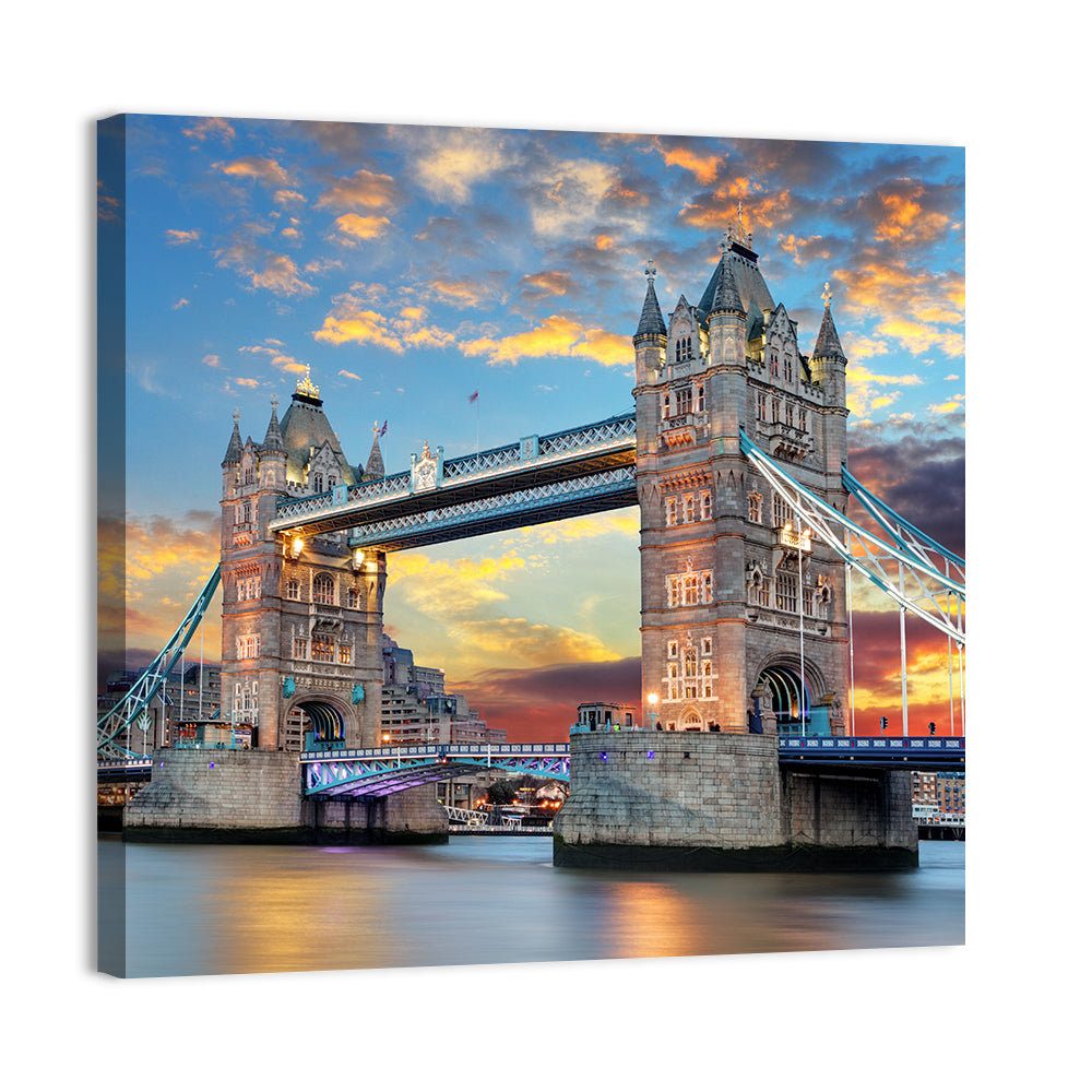 Tower Bridge at Sunset Wall Art