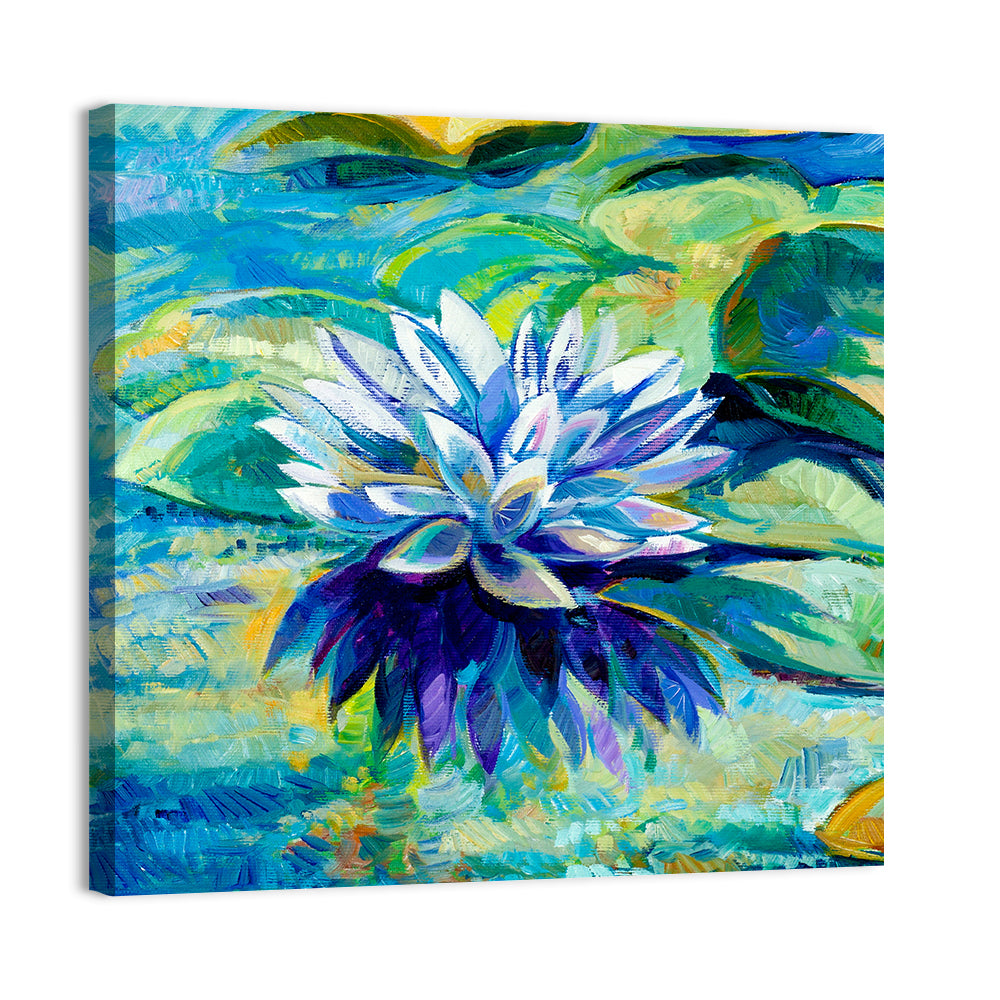 Impressionist Water Lily Study Wall Art