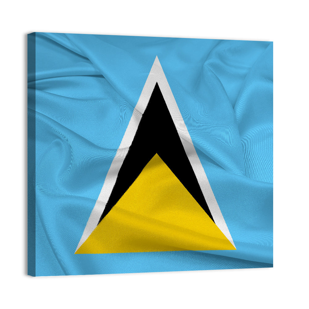 Flag Of Saint Lucia Wall Art