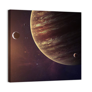 Jupiter Planet From Space Wall Art